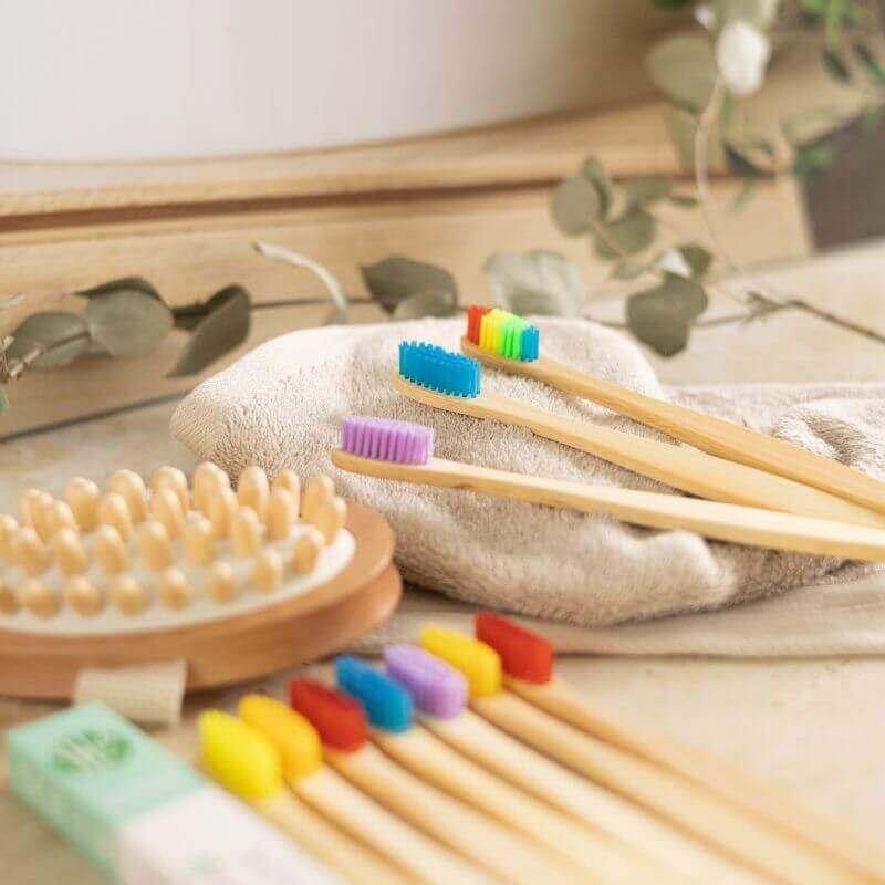 Pack 10 Brosses à Dents Bambou Medium - My Bambou