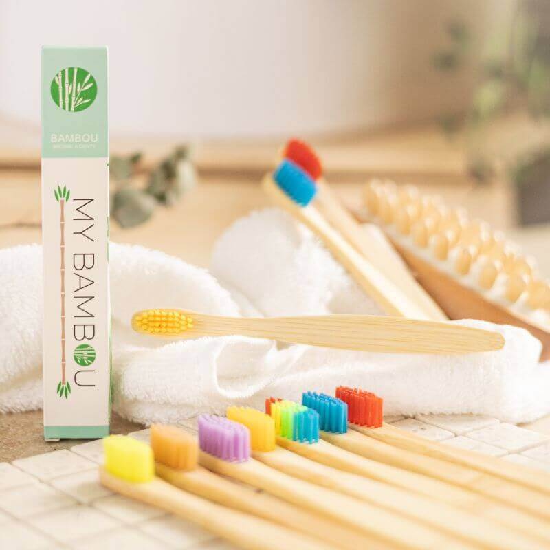 Pack 10 Brosses à Dents Bambou Medium - My Bambou