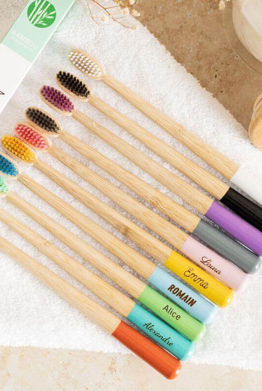 Brosse à Dents Bambou Personnalisable Poils souples - My Bambou