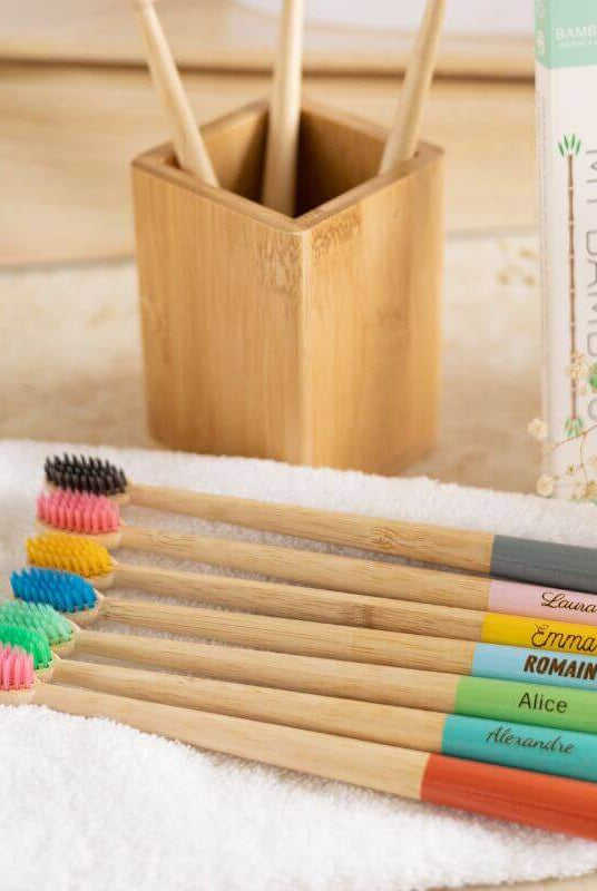 Brosse à Dents Bambou Personnalisable Poils souples - My Bambou