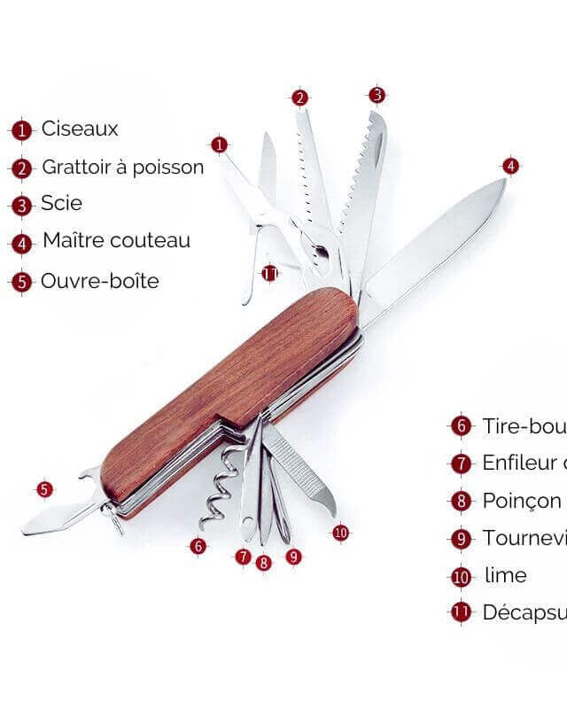 Couteau Suisse Personnalisé - My Bambou