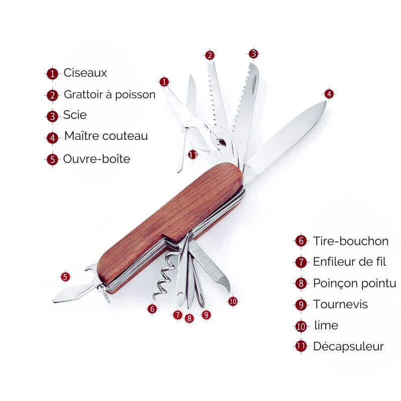 Couteau Suisse Personnalisé - My Bambou