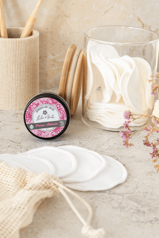 Cotons Démaquillants Lavables (set de 12) + 1 Sac de Lavage - My Bambou