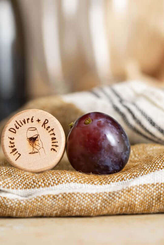 Bouchon Bouteille de Vin "Libéré, Délivré, Retraité"