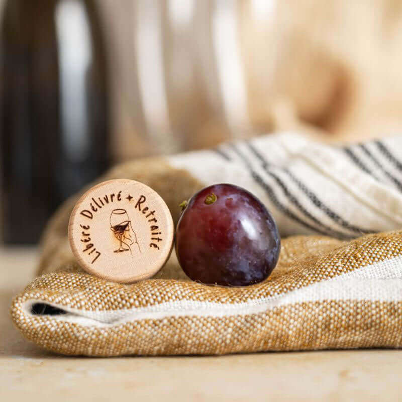 Bouchon Bouteille de Vin "Libéré, Délivré, Retraité"
