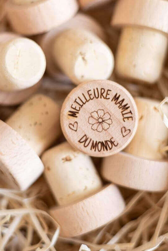 Bouchon Bouteille de Vin Meilleure Mamie du Monde