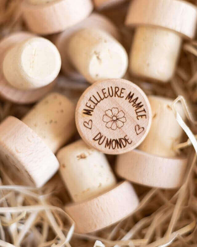 Bouchon Bouteille de Vin Meilleure Mamie du Monde