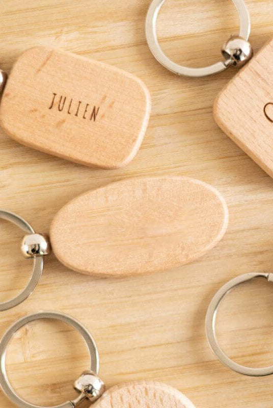 Porte-Clés Personnalisable Ovale - My Bambou