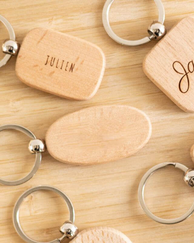 Porte-Clés Personnalisable Ovale - My Bambou