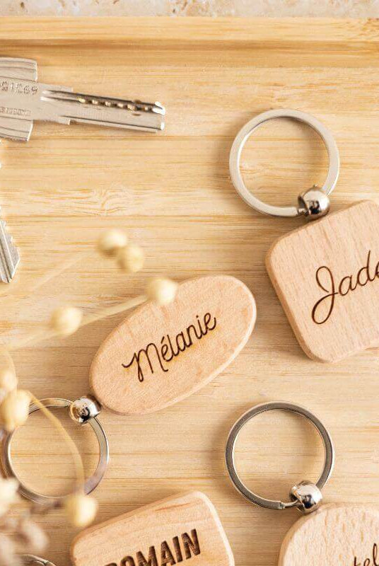 Porte-Clés Personnalisable Ovale - My Bambou