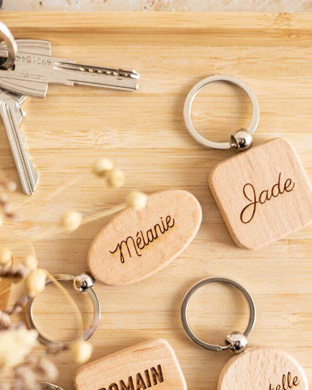 Porte-Clés Personnalisable Ovale - My Bambou