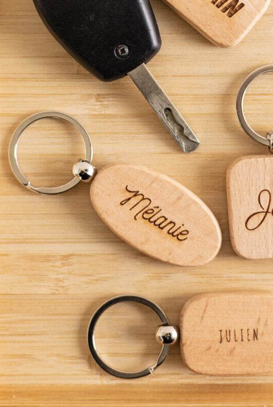 Porte-Clés Personnalisable Ovale - My Bambou