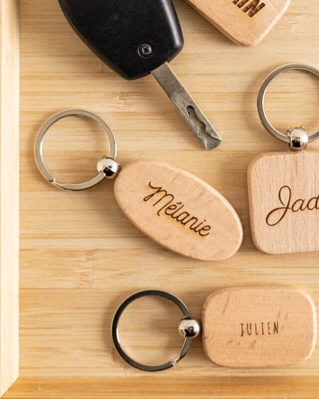 Porte-Clés Personnalisable Ovale - My Bambou