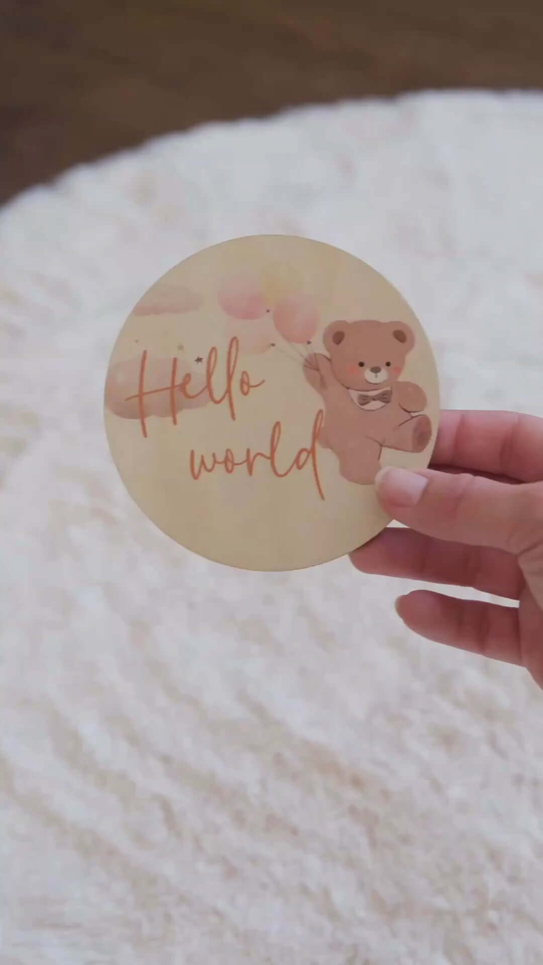 Cartes Mensuelles à Personnaliser pour Bébé - My Bambou