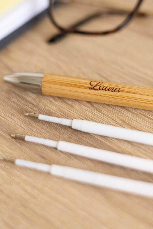 Recharge Stylo Personnalisé (Lot de 3) - My Bambou