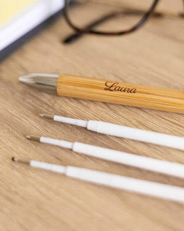 Recharge Stylo Personnalisé (Lot de 3) - My Bambou