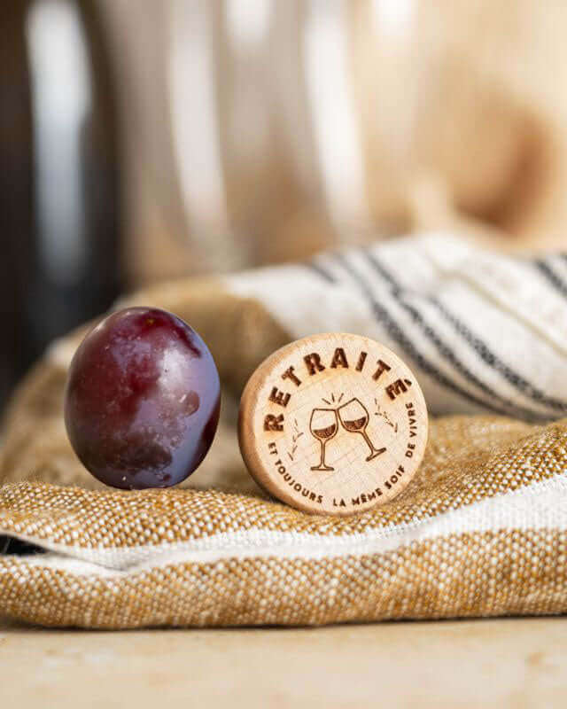 Bouchon Bouteille de Vin "Retraité"