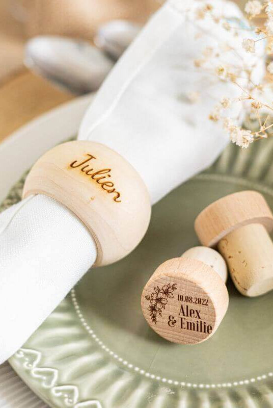 Rond de Serviette à Personnaliser