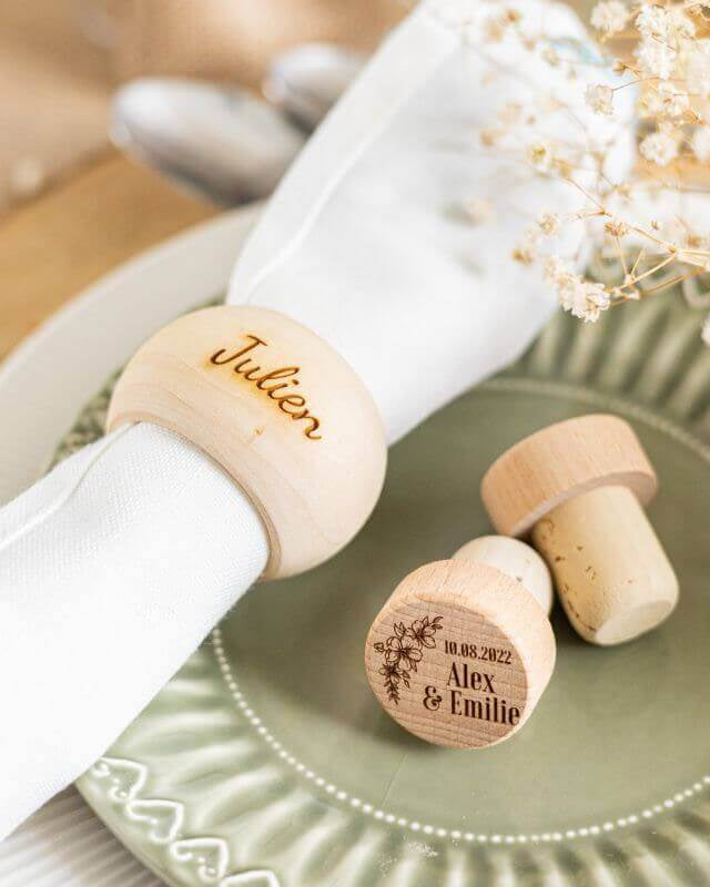 Rond de Serviette à Personnaliser