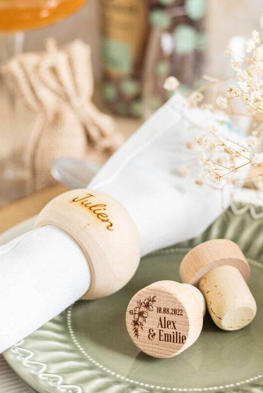 Rond de Serviette à Personnaliser