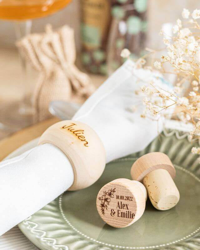 Rond de Serviette à Personnaliser