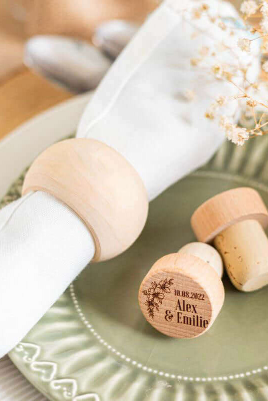 Rond de Serviette à Personnaliser