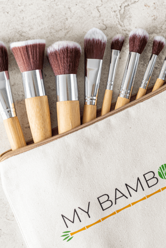 Pinceaux Maquillage Bambou (set de 11) - My Bambou