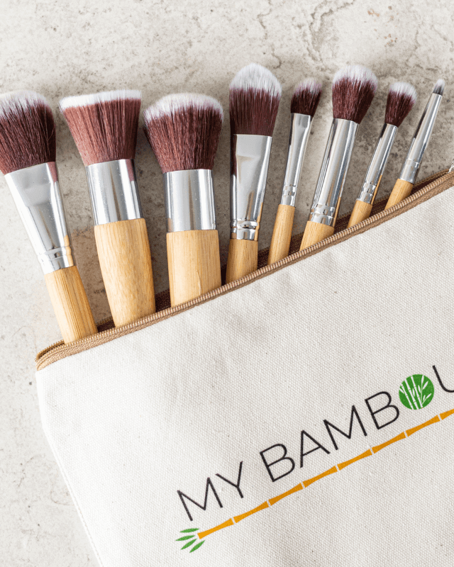 Pinceaux Maquillage Bambou (set de 11) - My Bambou