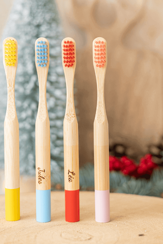 Brosse à Dents Bambou Enfant Personnalisable Poils Souples - My Bambou