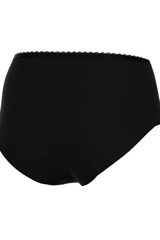 Culotte Protège-Slip Taille Haute Noir ou Chair - My Bambou - My Bambou
