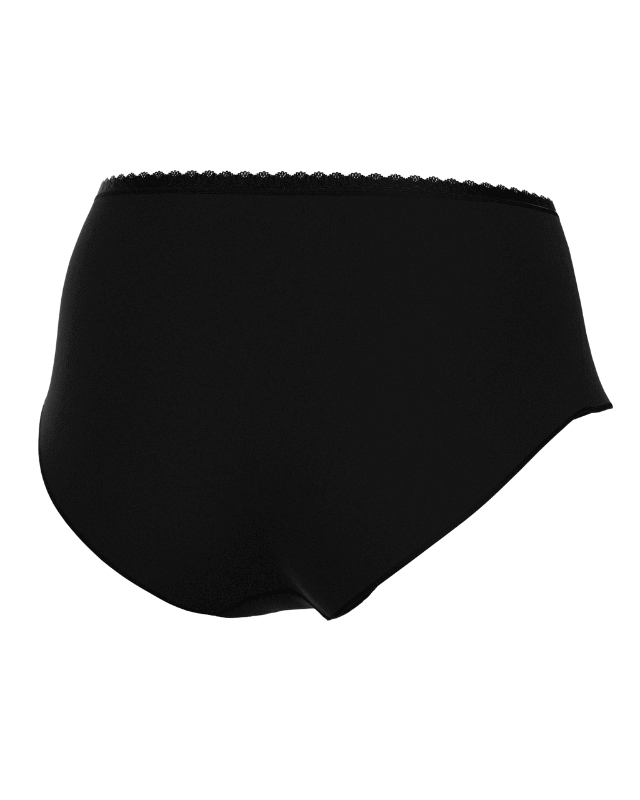 Culotte Protège-Slip Taille Haute Noir ou Chair - My Bambou - My Bambou