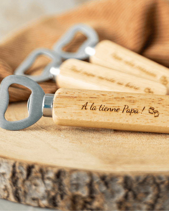 Décapsuleur manche "Bonne fête papa" - My Bambou