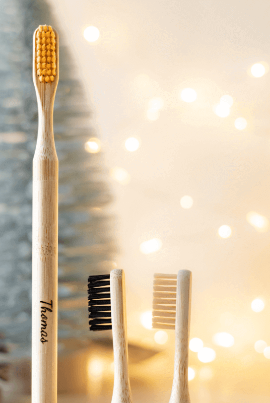 Brosse à Dents Bambou à Tête Changeable Poils Medium à Personnaliser - My Bambou - My Bambou