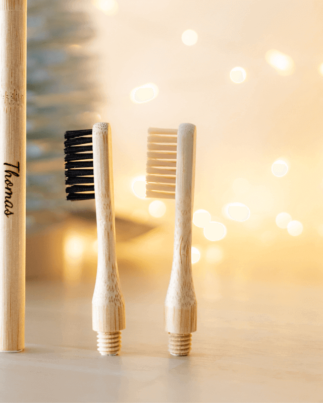 Brosse à Dents Bambou à Tête Changeable Poils Medium à Personnaliser - My Bambou - My Bambou