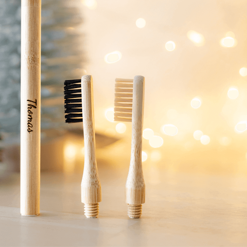 Brosse à Dents Bambou à Tête Changeable Poils Medium à Personnaliser - My Bambou - My Bambou
