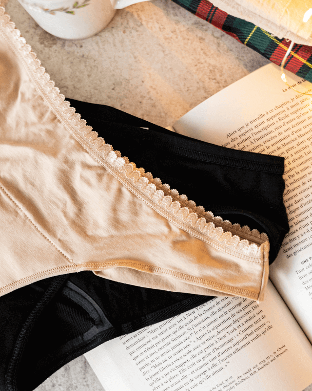 Culotte Protège-Slip Noir ou Chair - My Bambou - My Bambou