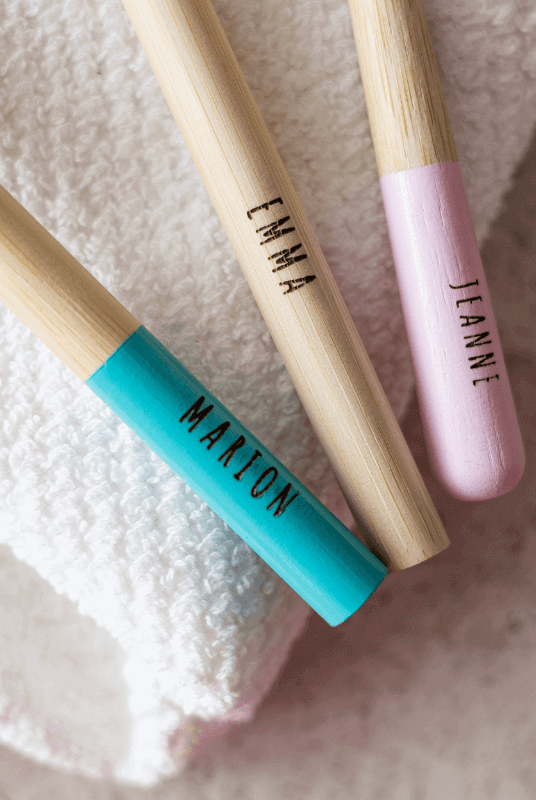 Brosse à Dents Bambou Personnalisable Poils Medium - My Bambou