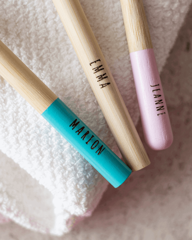 Brosse à Dents Bambou Personnalisable Poils Medium - My Bambou