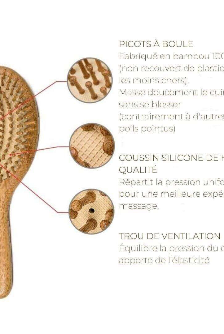 Brosse à Cheveux Personnalisable - MyBambou - My Bambou
