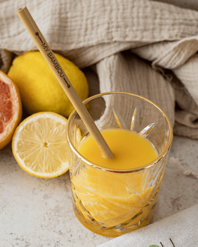 12 Pailles en Bambou - My Bambou