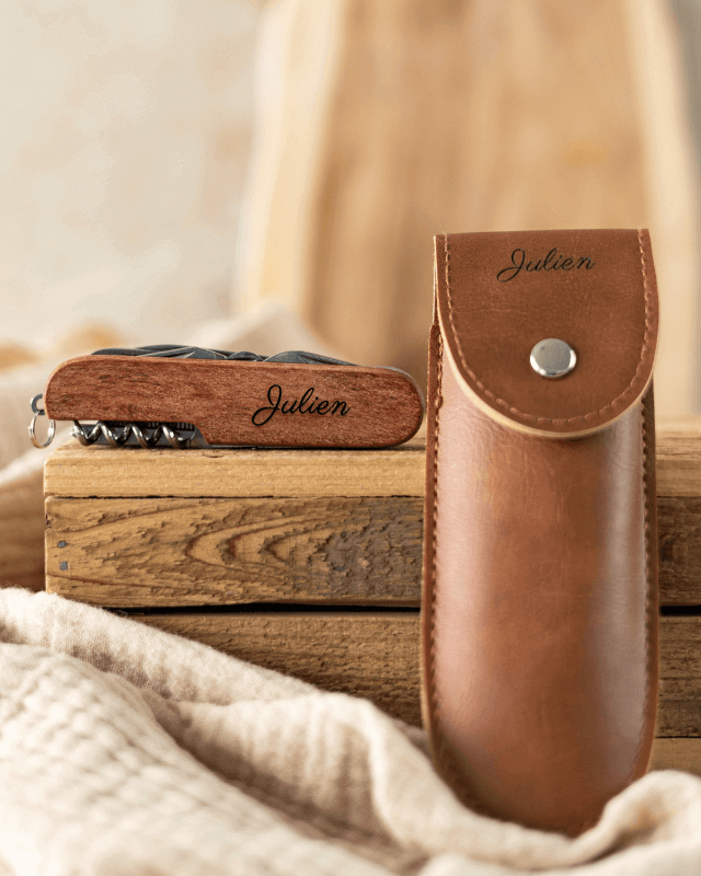 Étui en Cuir Personnalisé - My Bambou