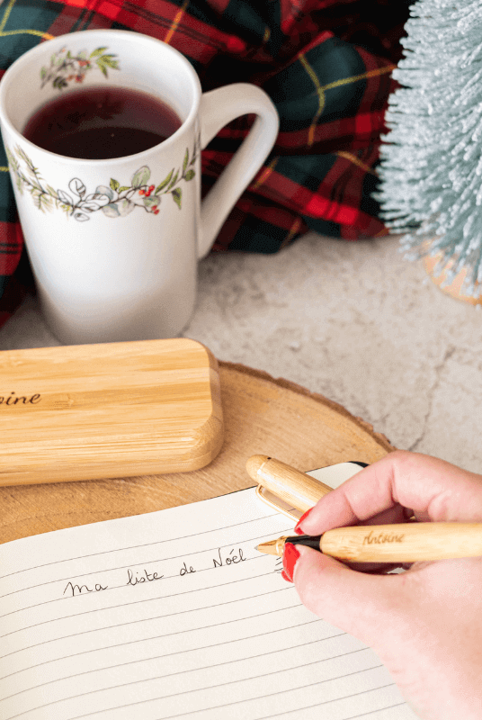 Stylo à Personnaliser avec Coffret en Bambou - My Bambou - My Bambou