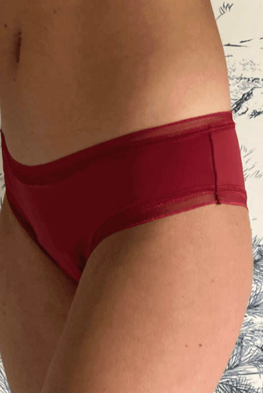 Culotte Menstruelle Rouge T44-46 - My Bambou - My Bambou