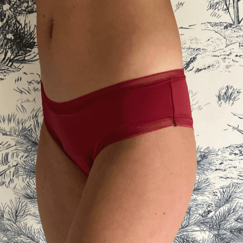 Culotte Menstruelle Rouge T44-46 - My Bambou - My Bambou