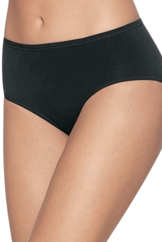 3 Culottes Menstruelles Taille Haute Noir ou Chair - My Bambou - My Bambou