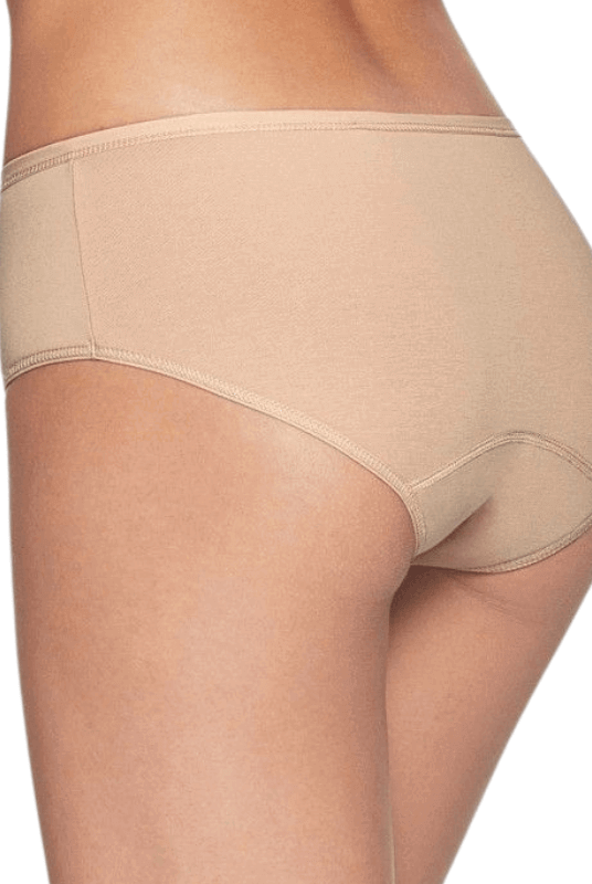 3 Culottes Menstruelles Taille Haute Noir ou Chair - My Bambou - My Bambou