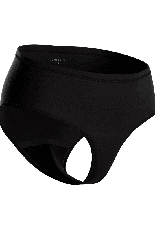 3 Culottes Menstruelles Taille Haute Noir ou Chair - My Bambou - My Bambou