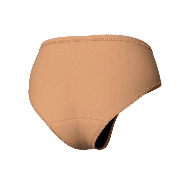 3 Culottes Menstruelles Taille Haute Noir ou Chair - My Bambou - My Bambou