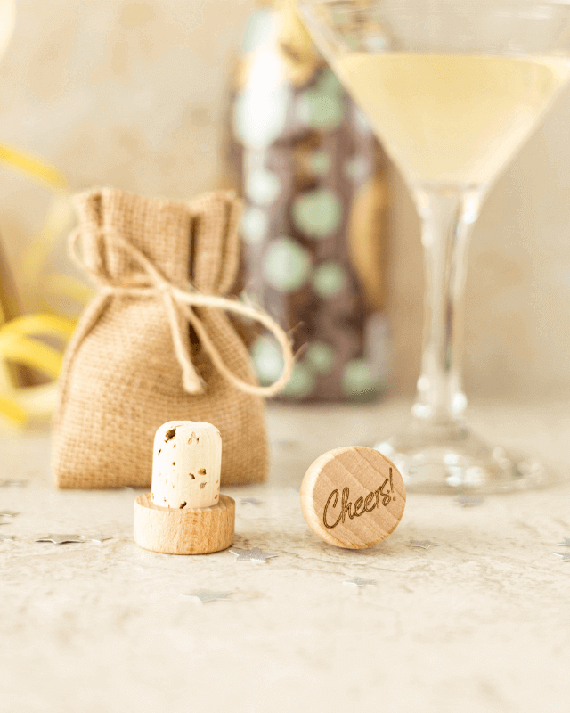 Bouchon Bouteille de Vin "Cheers"