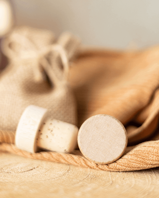 Bouchon Bouteille de Vin en Bois à Personnaliser